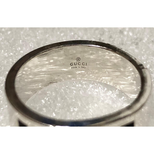 Gucci(グッチ)のグッチ　GUCCI　Gロゴ　シルバーリング925 silver 指輪　21号 メンズのアクセサリー(リング(指輪))の商品写真