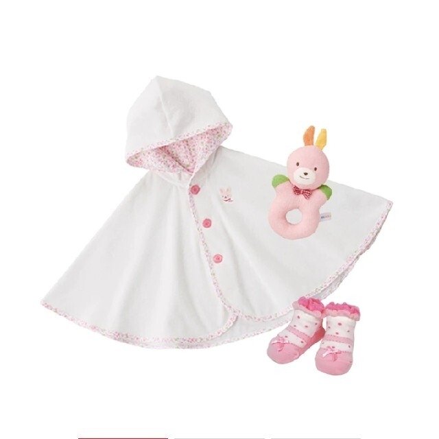 mikihouse(ミキハウス)のミキハウス 出産祝い セット キッズ/ベビー/マタニティのキッズ服女の子用(90cm~)(カーディガン)の商品写真