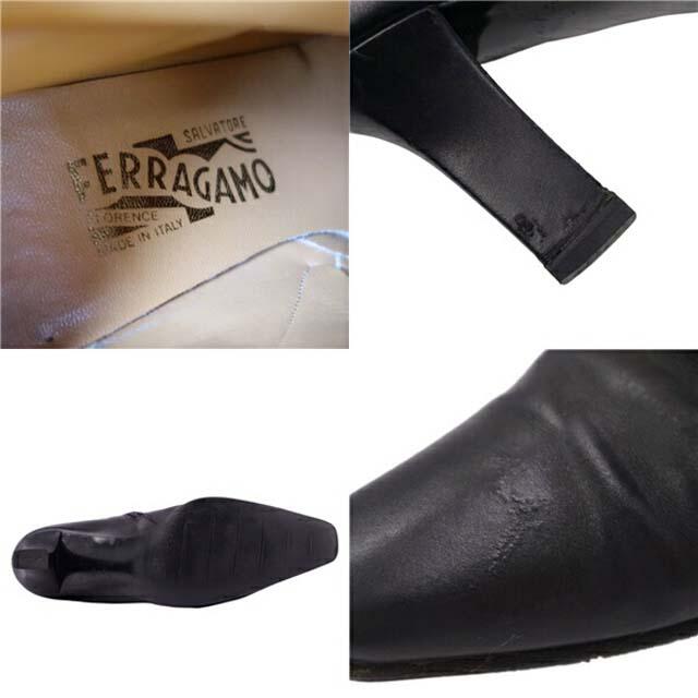 Salvatore Ferragamo(サルヴァトーレフェラガモ)のサルヴァトーレ フェラガモ ブーツ ショートブーツ ガンチーニ カーフレザー レディースの靴/シューズ(ブーツ)の商品写真