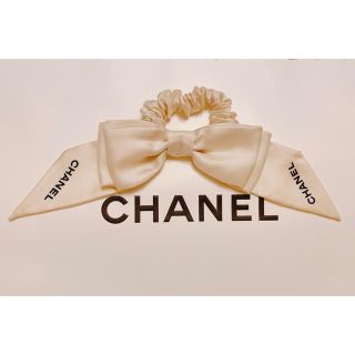 レア品 新品 CHANEL シャネル リボンシュシュ-