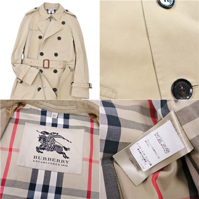 BURBERRY   バーバリー コート トレンチコート コットン ％ メンズ