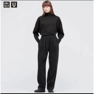 スウェットギャザーパンツ　S UNIQLO(カジュアルパンツ)