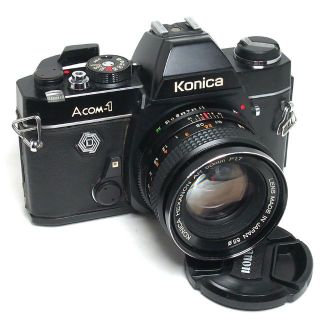 超安い KONICA 単焦点 動作OK Acom-1 コニカ ※2台セット - MINOLTA フィルムカメラ