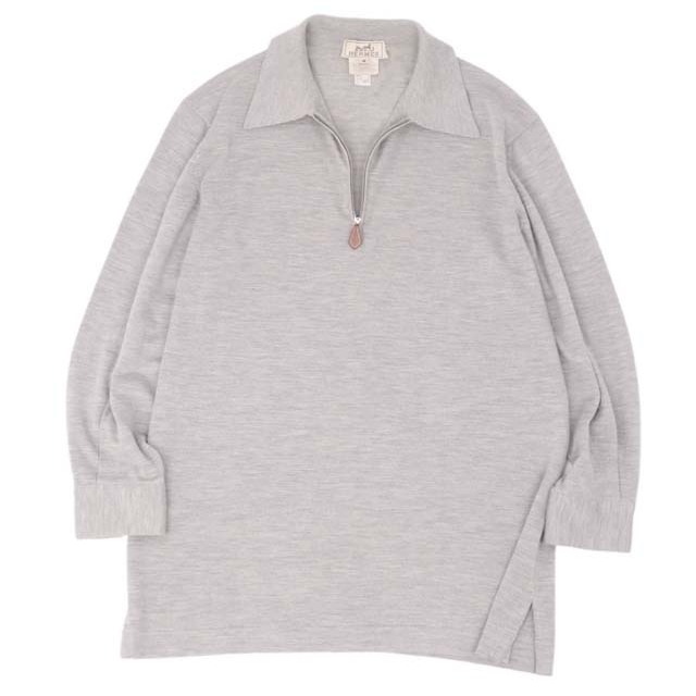 エルメス ニット カシミヤ シルク ハーフジップ セーター メンズ トップス エルメス ニット カシミヤ シルク ハーフジップ セーター メンズ トップス