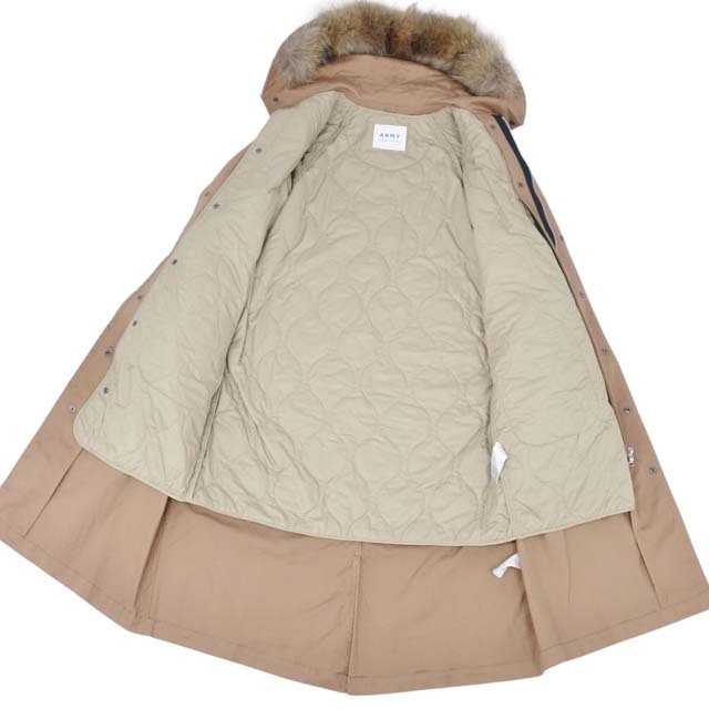 upper hights - アッパーハイツ ARMY コート 2Way 中綿 モッズコート
