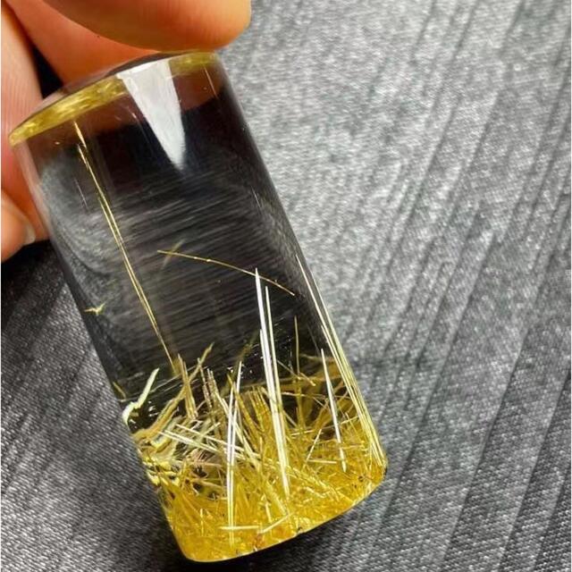 天然】タイチンクオーツ ルース 印鑑材 34g- 天然】タイチンクオーツ ルース 印鑑材 34g-