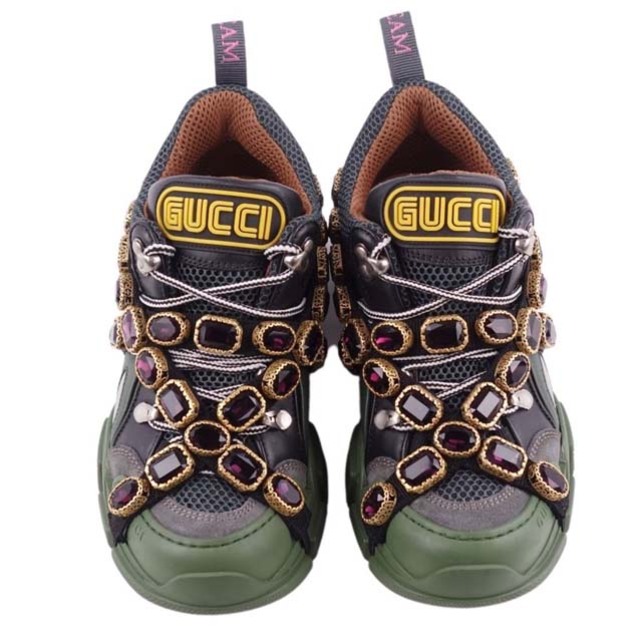 Gucci   グッチ スニーカー フラッシュトレック ビジュー ローカット