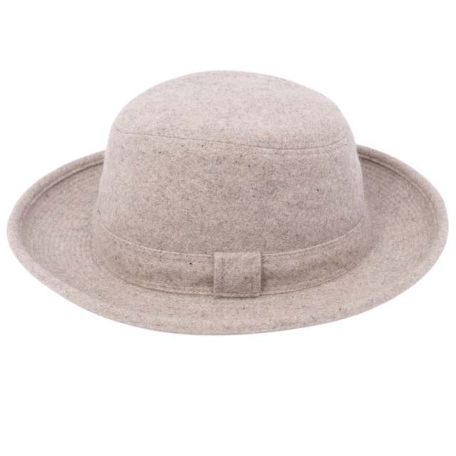 Hermes(エルメス)のエルメス ハット 帽子 キャップ カシミヤ100％ 無地 レディース フランス製 メンズの帽子(その他)の商品写真