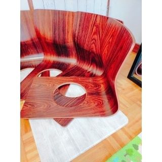 ☆セール☆希少天童木工 TENDO ブラジリン ローズウッド 座椅子 藤田