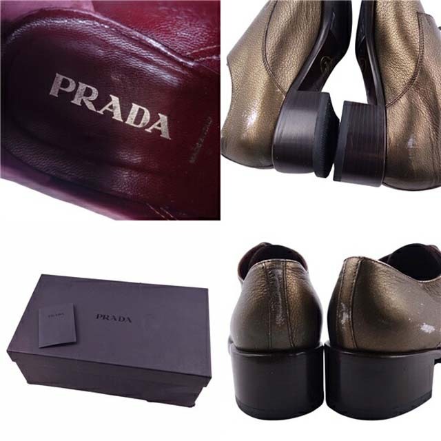 PRADA(プラダ)のプラダ シューズ レザーシューズ 革靴 レースアップ イタリア製 レディースの靴/シューズ(その他)の商品写真