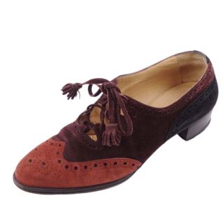 HERMES - エルメス シューズ ウィングチップ バイカラー HERMES - エルメス シューズ ウィングチップ バイカラー