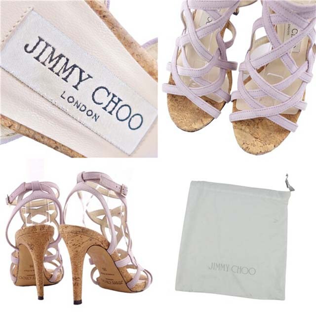 JIMMY CHOO(ジミーチュウ)のジミーチュウ パンプス サンダル スウェード アンクルストラップ レディース レディースの靴/シューズ(ハイヒール/パンプス)の商品写真