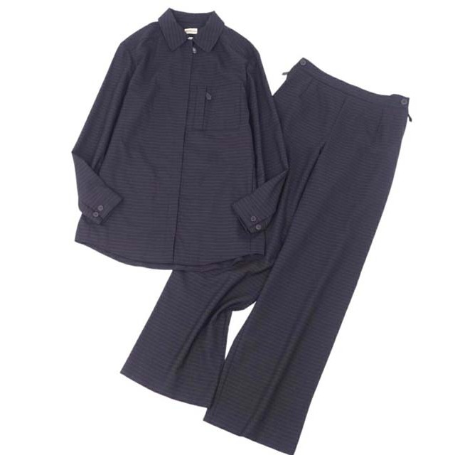 エルメス シャツジャケット パンツ マルジェラ期 セットアップ ブラウス約43cm袖丈