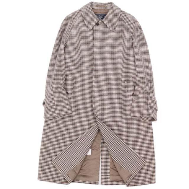 BURBERRY - バーバリー コート カシミヤ ウール ツイード ステンカラー バルマカーン