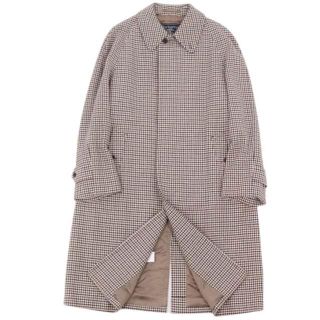 BURBERRY - バーバリー コート カシミヤ ウール ツイード ステンカラー