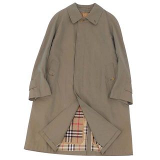 バーバリー(BURBERRY)のバーバリー コート 英国製 ステンカラーコート バルマカーンコート 綿100％(ステンカラーコート)