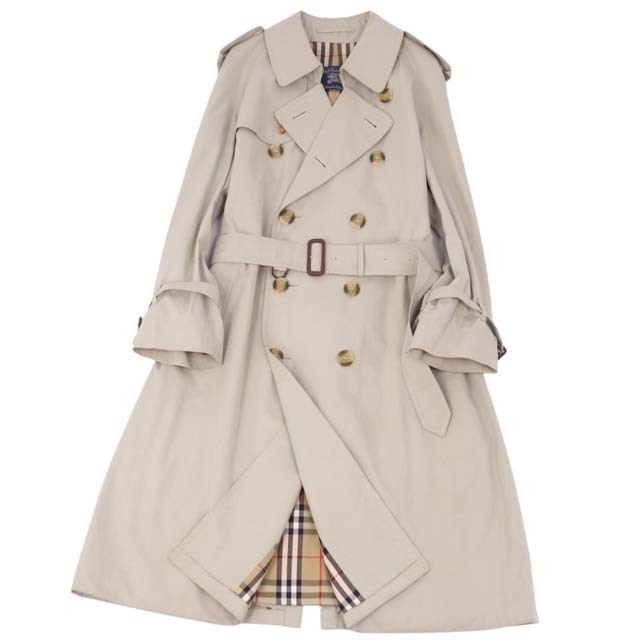 国産新作 BURBERRY - バーバリー トレンチコート 裏チェック 綿100