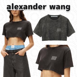 アレキサンダーワン(Alexander Wang)の【alexander wang】ジャージー クロップドTシャツ 半袖(Tシャツ(半袖/袖なし))