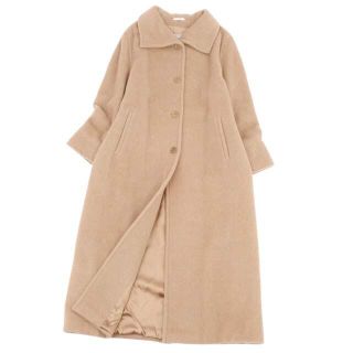 Max Mara - マックスマーラ コート アルパカ ウール シャギー ロング 