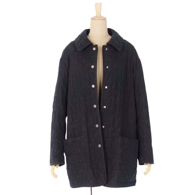 エルメス コート マルジェラ期 セリエボタン パドックコート 中綿入り 刺繍
