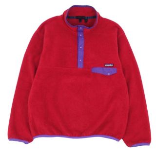 パタゴニア(patagonia) usa(レッド/赤色系)の通販 100点以上 限定Sale! S美品FA00 パタゴニア レッド 赤 プルオーバー フリース シンチラ マウンテンパーカー