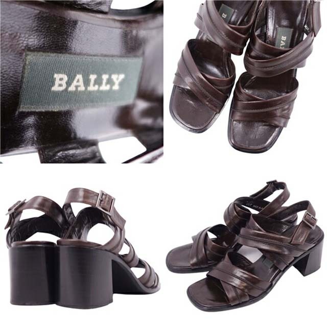 Bally(バリー)のバリー サンダル シューズ ストラップ ヒール 革 レディース 靴 レディースの靴/シューズ(サンダル)の商品写真