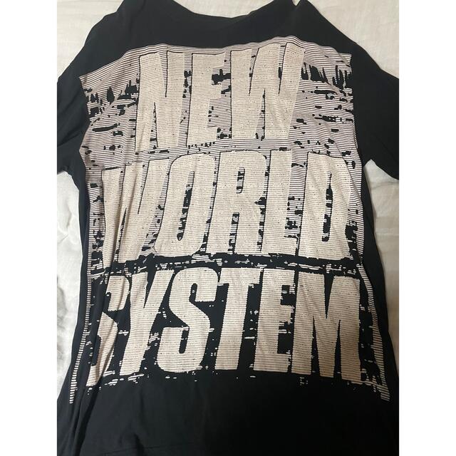 MARC JACOBS(マークジェイコブス)のMARC  JACOBS  NEW WORLD SYSTEM Tシャツ　ブラック レディースのトップス(Tシャツ(半袖/袖なし))の商品写真