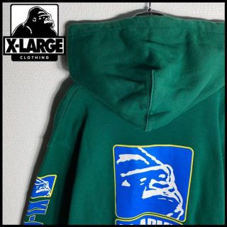 エクストララージ パーカー(メンズ)(グリーン・カーキ/緑色系)の通販 値下げ可能 エクストララージ グリーンパーカー パーカー