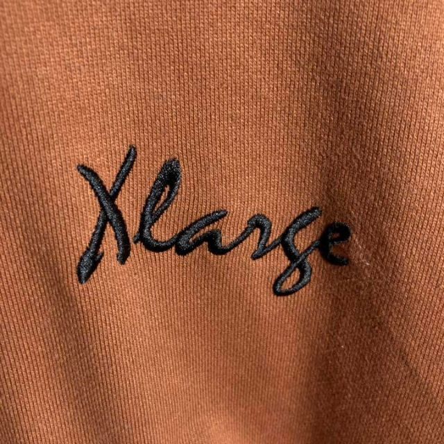 格安高評価 XLARGE - エクストララージ 肉厚 バック刺繍ロゴ プル