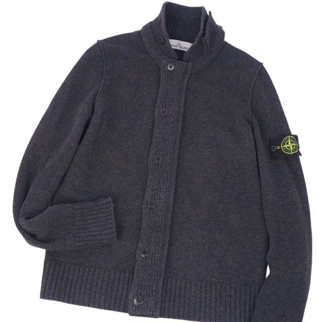 STONE ISLAND - ストーンアイランド ジャケット ウール ニット ジップ ...