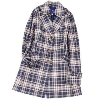 バーバリーブルーレーベル(BURBERRY BLUE LABEL)のバーバリー ブルーレーベル コート トレンチコート レディース チェック(ブルゾン)