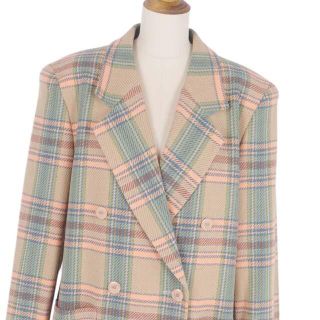 Courreges - クレージュ スーツ セットアップ ダブルブレスト ウール