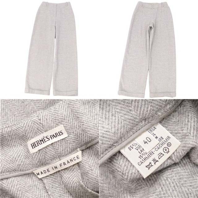 全国無料2023 Hermes - HERMES マルジェラ期 cashmerewoolワイドパンツ