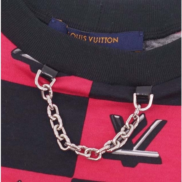 LOUIS VUITTON ルイヴィトン 半袖ジャケット 裏地総柄 黒 40