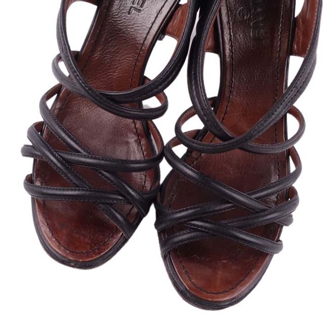 CHANEL(シャネル)のシャネル サンダル 07C ココマーク マトラッセ ヒール シューズ ストラップ レディースの靴/シューズ(サンダル)の商品写真
