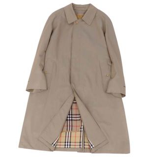 バーバリー(BURBERRY)のバーバリー ステンカラーコート バルマカーン ライナー付き シルク メンズ(ステンカラーコート)