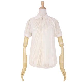 41%割引M驚きの価格 ☆HERMES☆極美品☆人気グレージュ☆シルク100