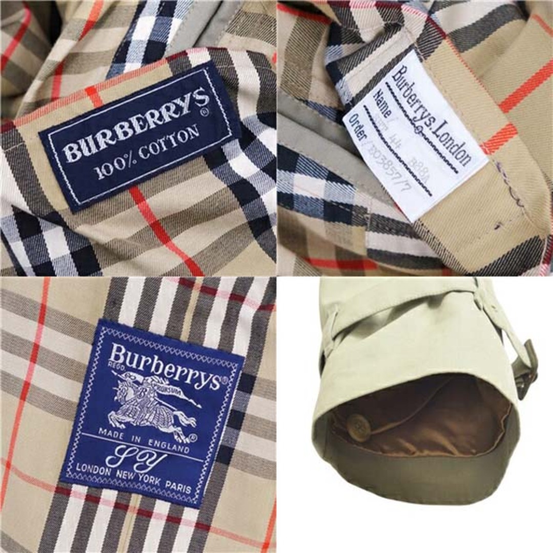 BURBERRY(バーバリー)のバーバリー トレンチコート 一枚袖 トレンチ21 英国製 ライナー 二枚襟 メンズのジャケット/アウター(ステンカラーコート)の商品写真