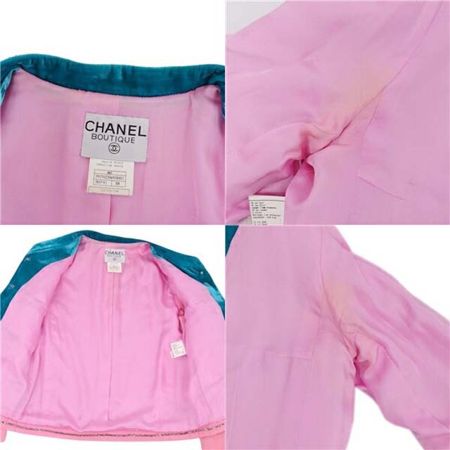 CHANEL - シャネル セットアップ 96P スカートスーツ ツイード CHANEL - シャネル セットアップ 96P スカートスーツ ツイード