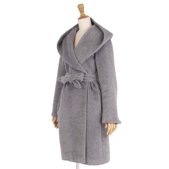 【タグ付・未使用級】Max Mara ラップコート ビックカラー  ツイード S