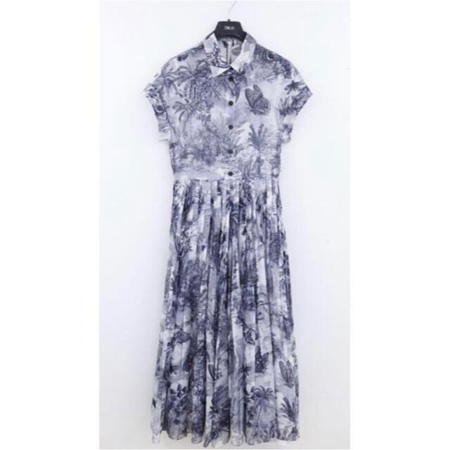 Christian Dior - ディオール風 トロピカル ドレス ワンピースの通販 by サラ's shop｜クリスチャンディオールならラクマ
