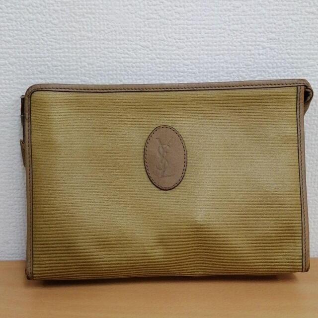 vintage old YSL clutch bag