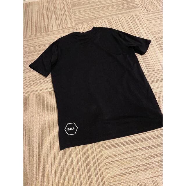 BALR. ボーラー　Tシャツ　ブラック　xs ロゴシルバーラメ レディースのトップス(Tシャツ(半袖/袖なし))の商品写真