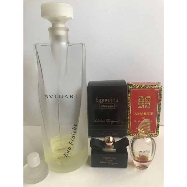 BVLGARI(ブルガリ)の【空瓶】ブルガリ・フェラガモ・ジバンシイ コスメ/美容の香水(その他)の商品写真