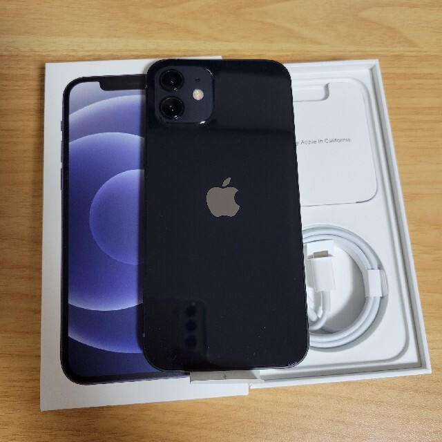 高価値セリー Apple - 新品未使用 iPhone12 128gb ブラック 黒 sim