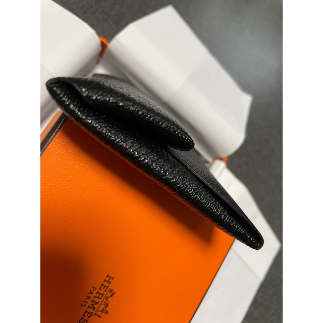 のある HERMES バスティア コインケース 小銭入れ 黒 y5SN6