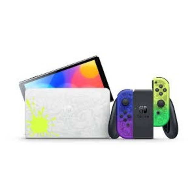 Nintendo Switch(ニンテンドースイッチ)のNintendo Switch（有機ELモデル） スプラトゥーン3エディション エンタメ/ホビーのゲームソフト/ゲーム機本体(家庭用ゲーム機本体)の商品写真