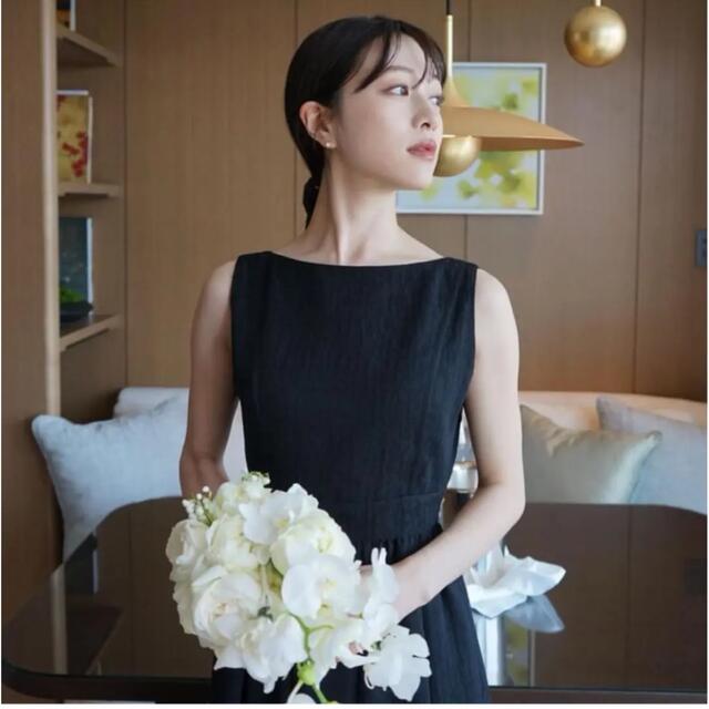 ánuans(アニュアンス)のL'Or ロル Jacquard Black Dress ドレス　かじまりちゃん レディースのワンピース(ロングワンピース/マキシワンピース)の商品写真