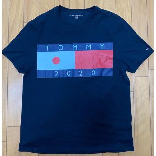 トミーヒルフィガー(TOMMY HILFIGER)のTOMMY HILFIGER オリンピック 半袖Tシャツ(L)ブラック 黒(Tシャツ/カットソー(半袖/袖なし))