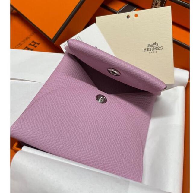 新品❣️ 正規エルメスバスティアコインケース エプソンモーヴ